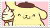 pompompurin with ice cream